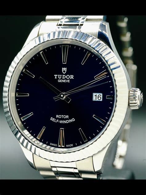 tudor 12510|Tudor Style Blue Dial Fluted Bezel M12510.